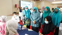 Ibu-Ibu PKK Kota Makassar Selenggarakan Gebyar Vaksinasi