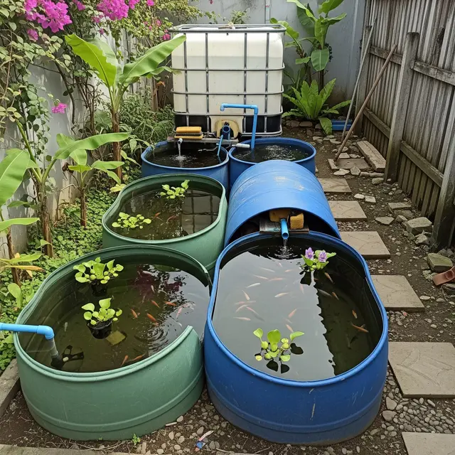 Cara Membuat Kolam Ikan di Rumah Subsidi Tanpa Menggali Tanah, Hemat Biaya