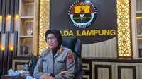Kabid Humas Polda Lampung, Kombes Pol Umi Fadillah Astutik. (Liputan6.com/ Ardi Munthe)