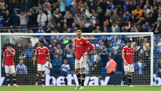 FOTO: Manchester United Dipermalukan Brighton and Hove Albion