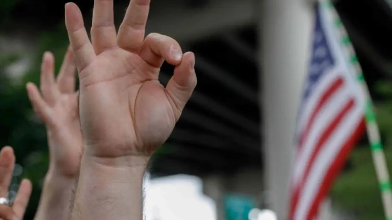 Simbol 'OK'. (AFP)