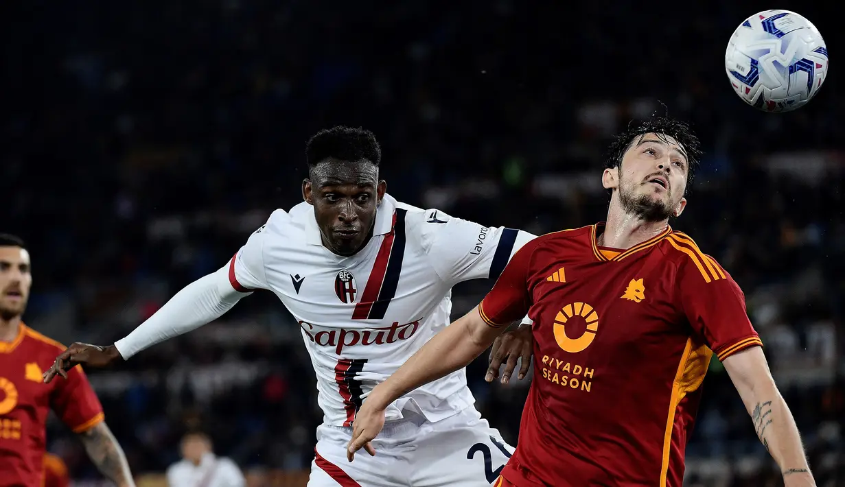 Roma hanya bisa membalas melalui Sardar Azmoun (56'). (Filippo MONTEFORTE / AFP)