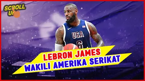 VIDEO: Bintang NBA LeBron James Jadi Pembawa Bendera Amerika Serikat di Pembukaan Olimpiade Paris 2024