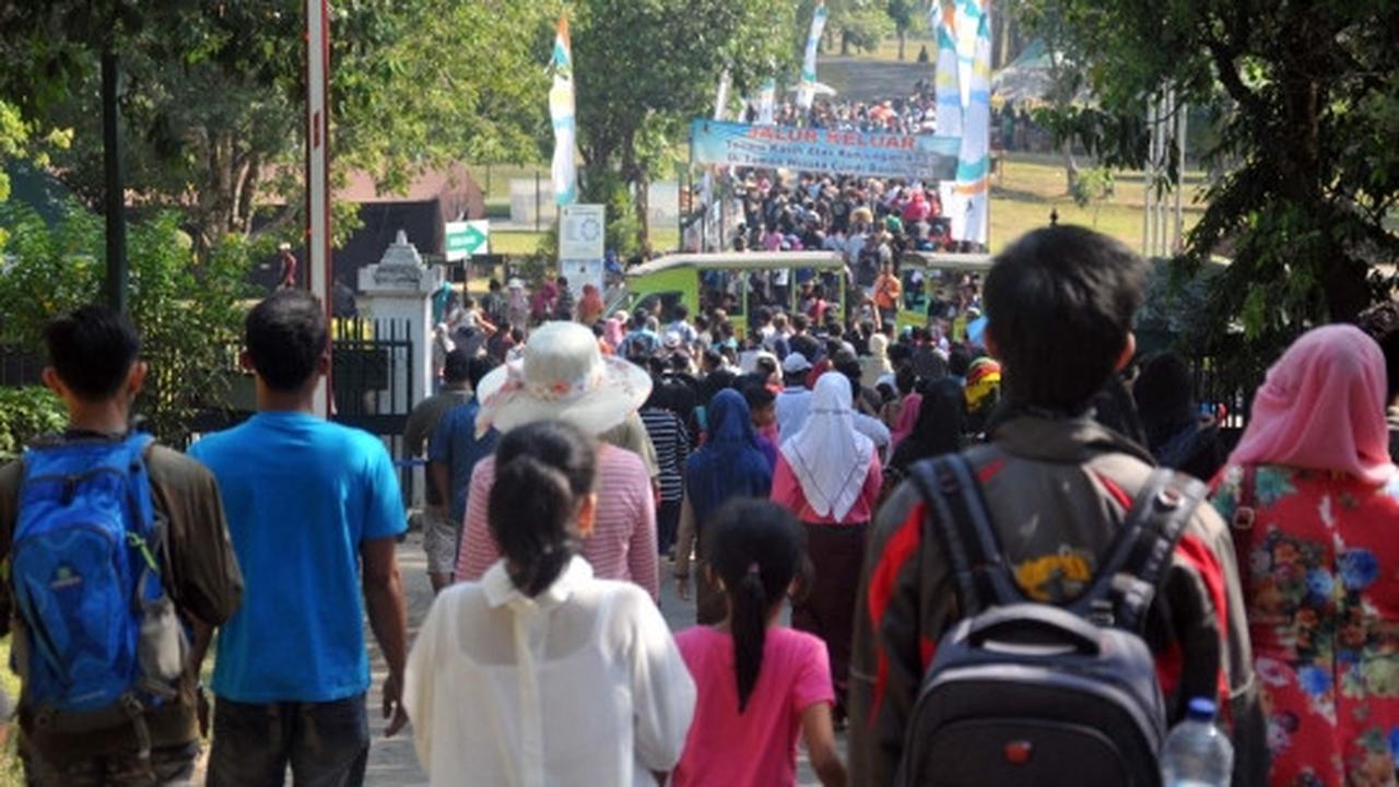 Hari ketiga Lebaran, Candi Borobudur banjir pengunjung