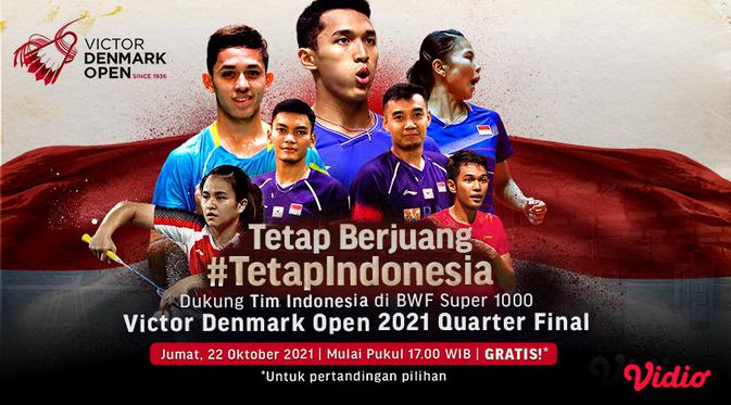 Hasil perempat final denmark open 2021