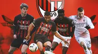 AC Milan - Charles De Ketelaere, Junior Messias, Divock Origi, Ante Rebic (Bola.com/Adreanus Titus)