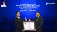 Pencatatan perdana saham PT Autopedia Sukses Lestari Tbk (ASLC) pada Selasa, 25 Januari 2022 ( (Foto: BEI)