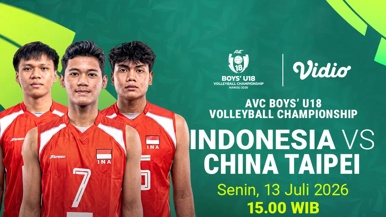 Indonesia vs China Taipei - AVC Boys’ U18 Championship
