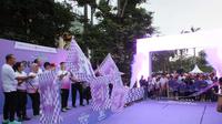 Peringati Hari Kanker Sedunia ribuan orang berlari dalam ajang MRCCC Run For Hope dengan titik awal dan akhir di SPARK Jakarta.
