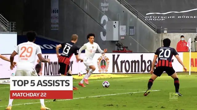 VIDEO: 5 Assist Terbaik Pekan 22 Bundesliga, Termasuk yang Dilakukan Bintang Bayern Munchen, Leroy Sane