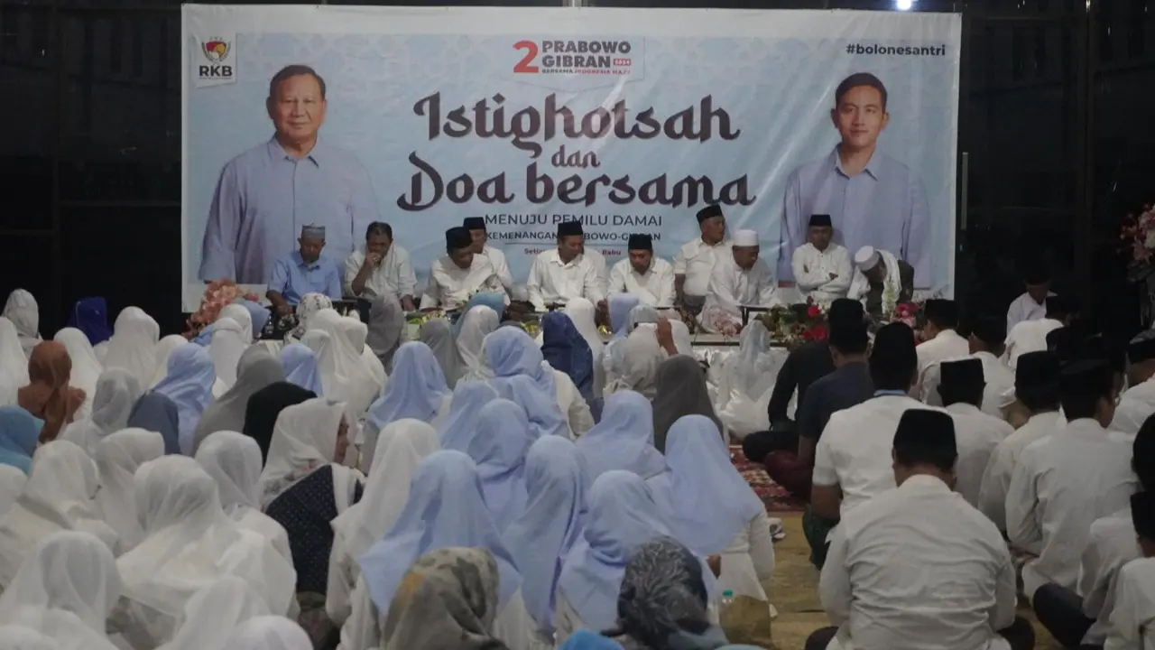 Istighosah dan Doa Bersama Menuju Pemilu 2024 yang Damai.