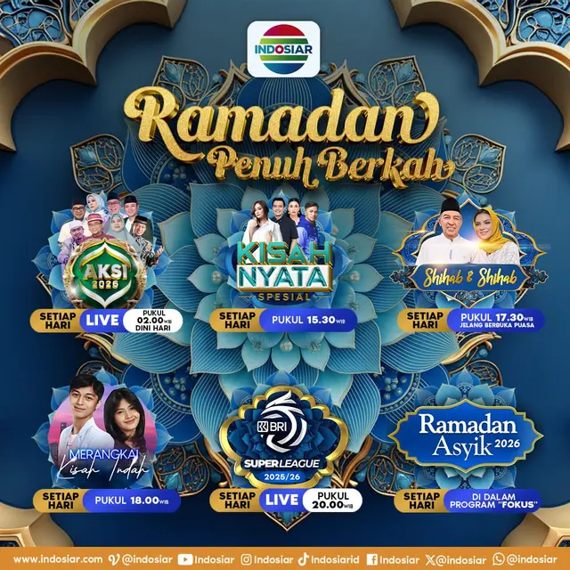 Indosiar Sambut Ramadan 1447 H dengan Program Spesial “Ramadan Penuh Berkah” (Foto: Istimewa)