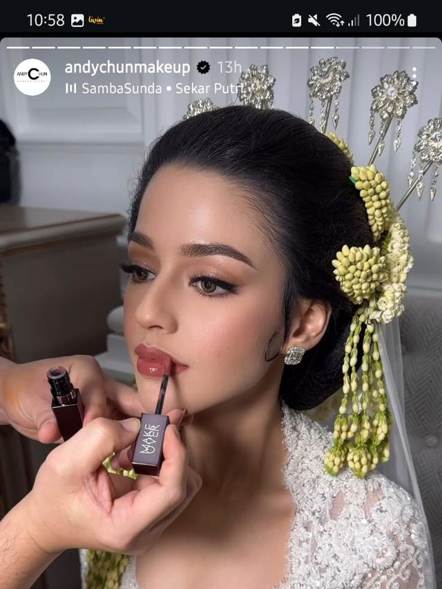 Pernikahan Susan Sameh dan Khalid Atamimi . (Instagram/ andychunmakeup)