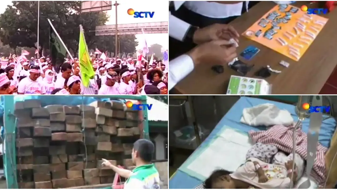 Demo Karyawan Pertamina - Bayi Kembar Siam Membaik Pasca Operasi