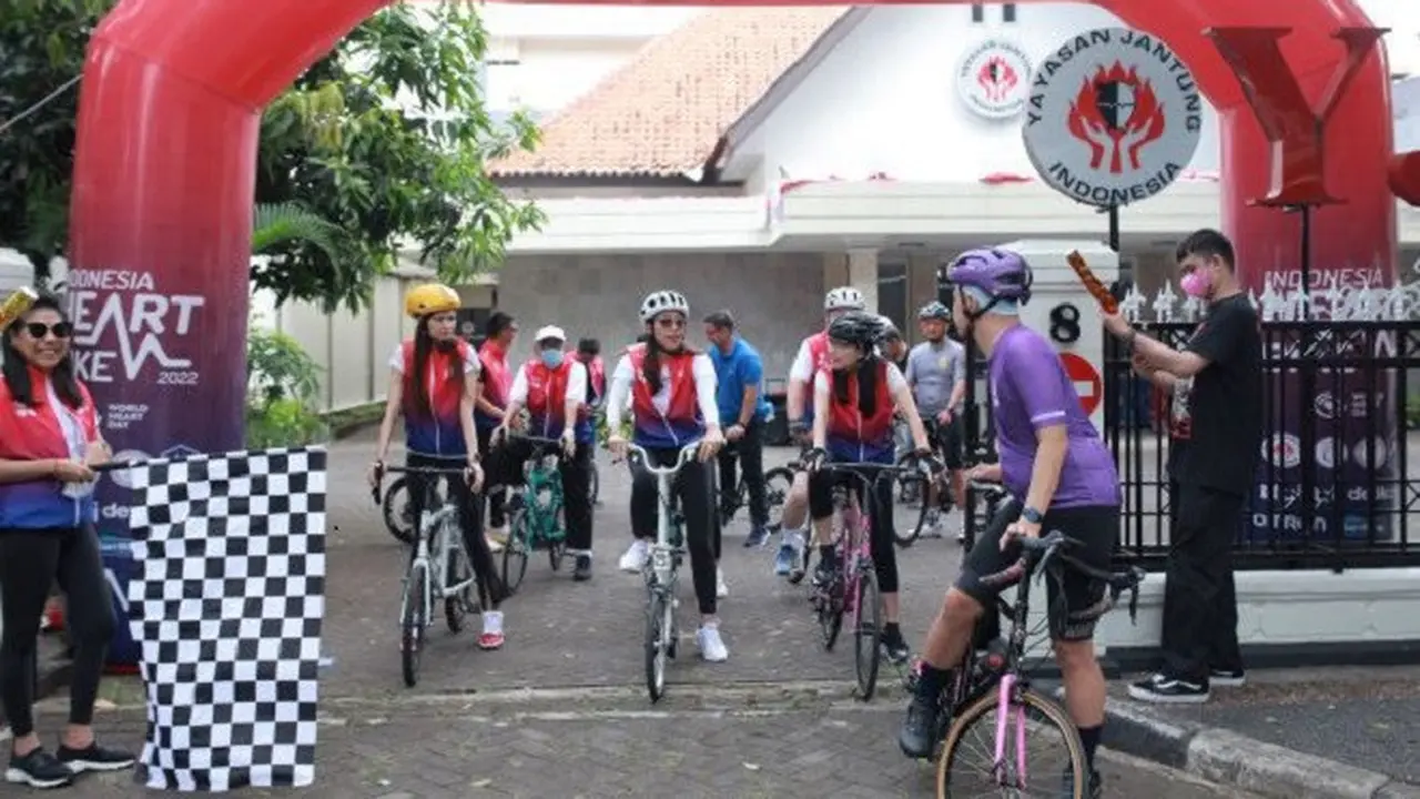 Indonesia Heart Bike 2022, untuk memperingati Hari Jantung Sedunia