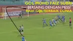 Video gol spektakuler Mohd Faiz Subri ini menjadi nominasi FIFA Puskas Award 2016 anugerah gol terbaik dunia.  Gelandang Malaysia ini bersaing dengan Lionel Messi, Neymar, Hal Robson-Kanu, Mario Gaspar dan Saul Niguez.