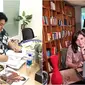 Potret ruang kerja Seleb Tanah Air (Sumber: Instagram/ivan_gunawan dan Instagram/najwashihab)