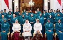 Dipimpin Istri Pensiunan Jenderal Polri, Ini Momen Ibu-Ibu PKK Temui Iriana Jokowi di Istana