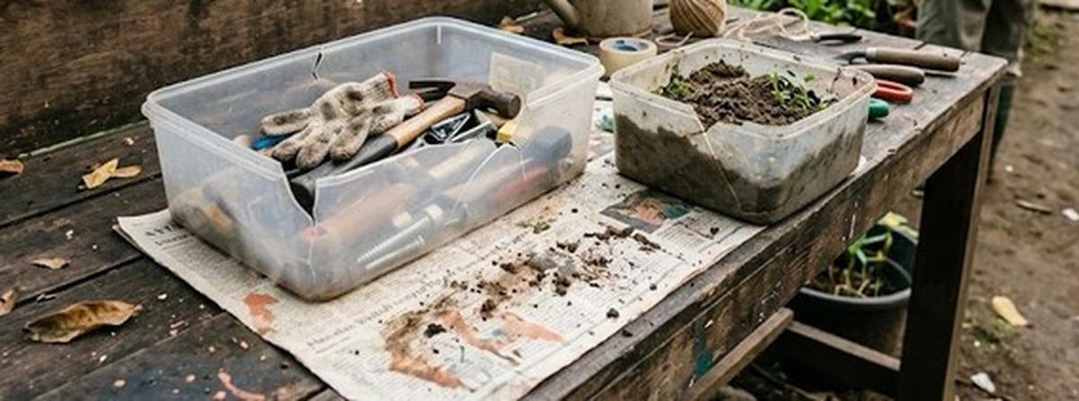 Thinwall Pecah Bisa Buat Apa? Ini Ide Kreatif Memanfaatkan Wadah Plastik Bekas (AI Generated)