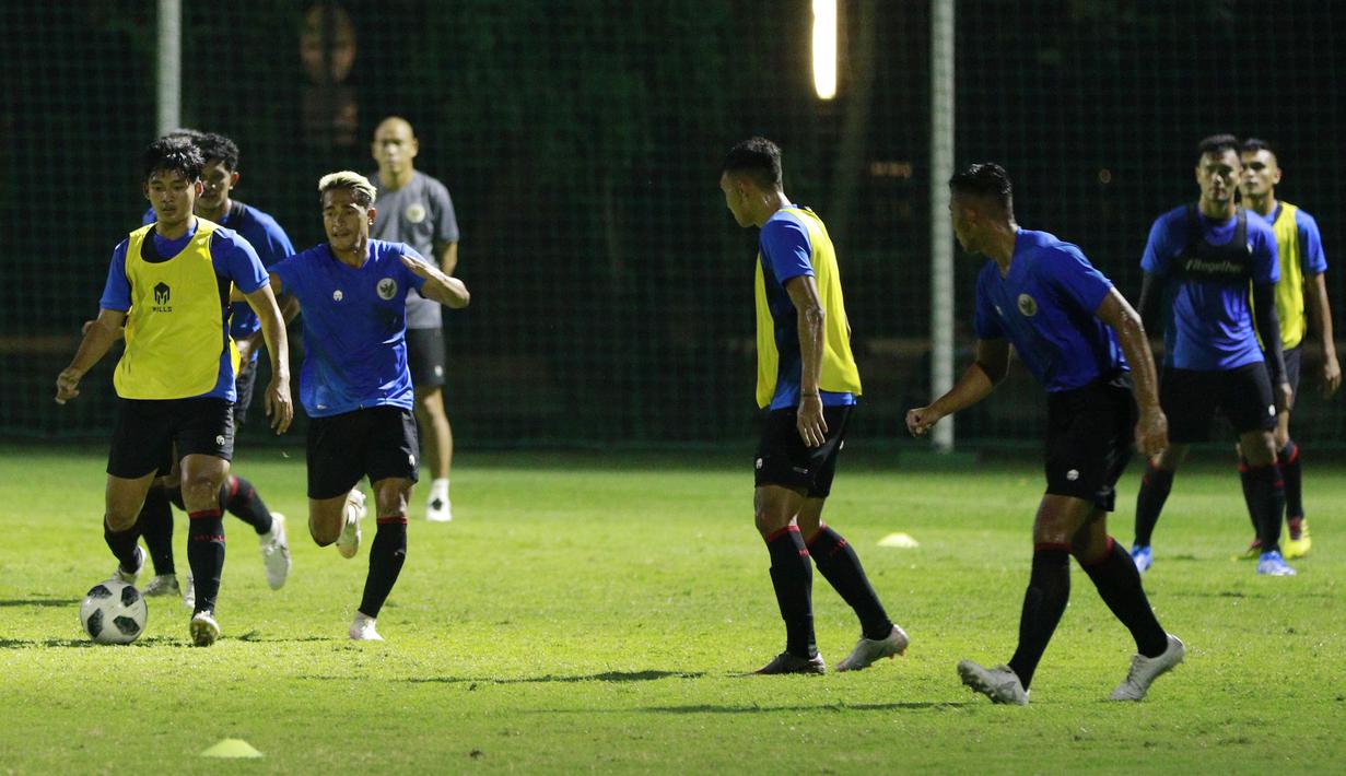Timnas Indonesia juga akan menantang Bali United pada Jumat (5/3/2021). Laga ini menjadi penutup pemusatan latihan yang sudah digelar sepanjang Februari 2021 itu. (Foto: Bola.com/M Iqbal Ichsan)