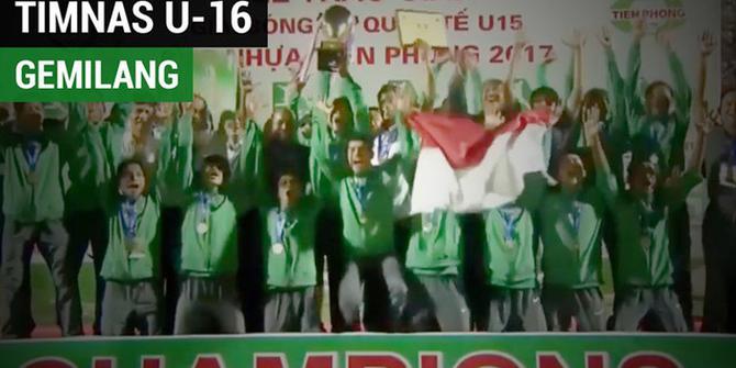 VIDEO: Momen Timnas Indonesia U-16 Sabet Banyak Penghargaan Turnamen di Vietnam