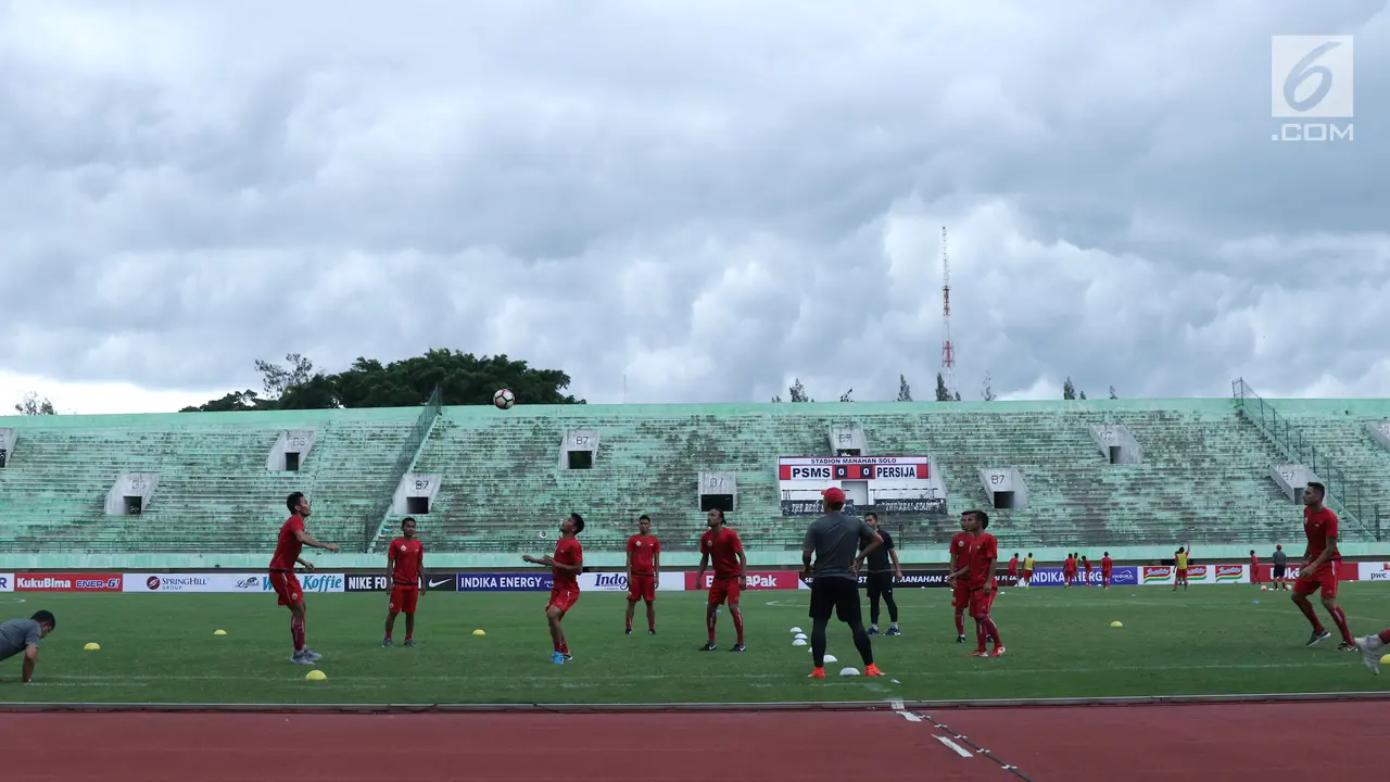 Latihan Santai Persija Jelang Laga Kandang Semifinal PIala Presiden 2018