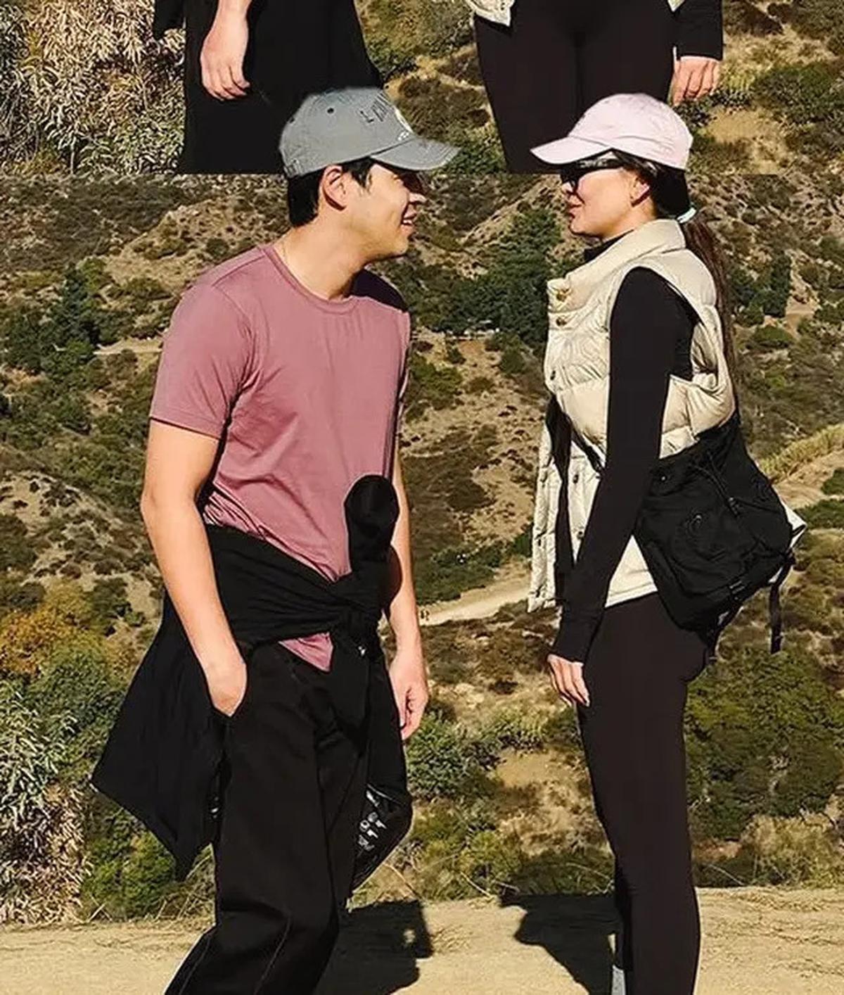6 Potret Tampilan Luna Maya hingga Ussy Sulistiawaty Bersama Keluarga Berfoto di Depan Hollywood Sign, Sebelum Kebakaran di Los Angeles