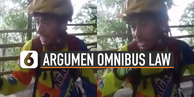 VIDEO: Ngakak, Argumen Pria Ini Menanggapi Tentang UU Omnibus Law