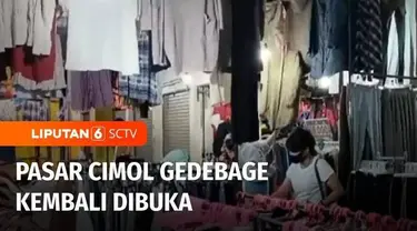Setelah sempat tutup, sentra pakaian bekas impor atau thrifting di Pasar Cimol, Gedebage, Bandung, Jawa Barat, kini kembali dibuka. Namun para pedagang hanya menjual stok yang tersisa, karena tidak ada lagi pasokan pakaian bekas impor.