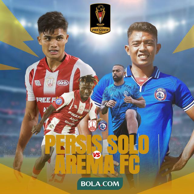 Piala Presiden 2024 - Persis Solo Vs Arema FC - Duel Pemain