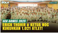 Erick Thohir dan Ketua NOC Kukuhkan 1.021 Atlet Tim Indonesia untuk SEA Games 2025, Bidik 80 Medali Emas!