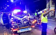 Polisi Intensif Bersihkan Ranjau Paku di Jalur Mudik Jakarta Timur Jelang Lebaran 2026
