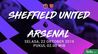 Premier League - Sheffield United Vs Arsenal (Bola.com/Adreanus Titus)