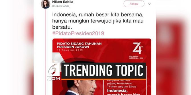 VIDEO: #PidatoPresiden2019 Rajai Trending Topic