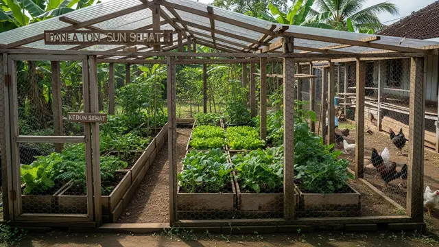 Ide Kebun Sayur dari Bekas Kandang Ayam Tidak Terpakai/Gemini AI