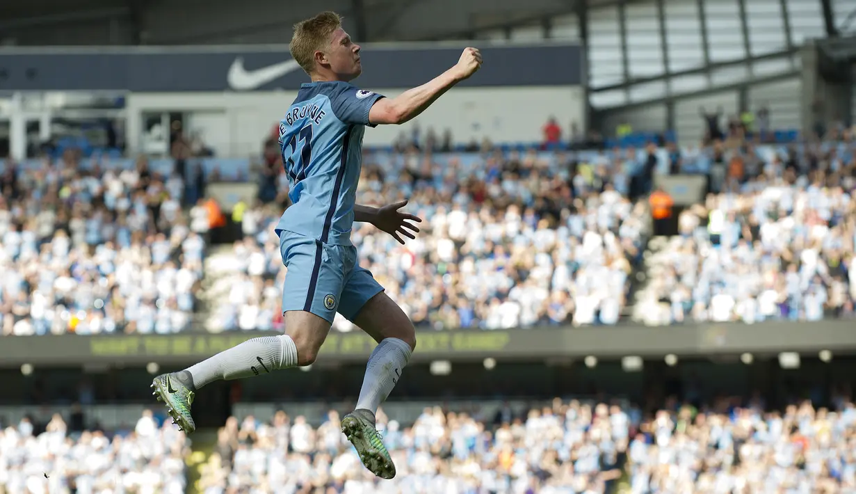 3. Kevin De Bruyne (Manchester City) -11 Assist. (EPA/Peter Powell)