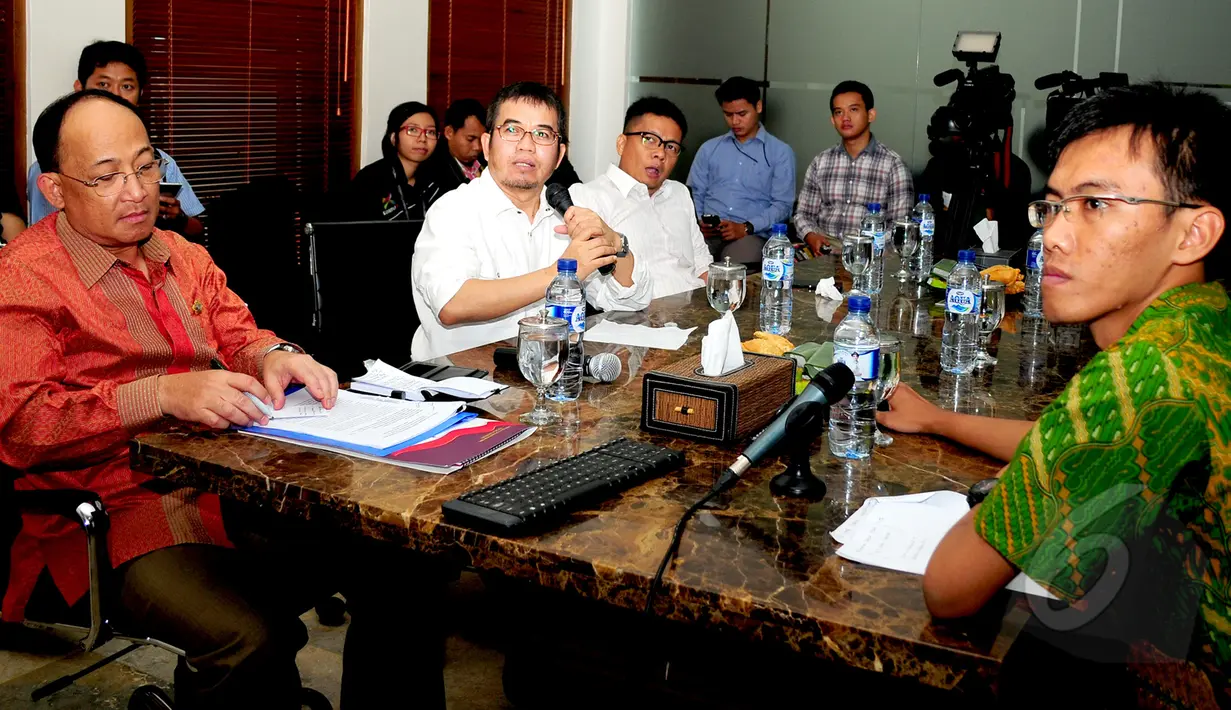 Suasana diskusi "Menanti Kehancuran Negara Republik Indonesia?", Jakarta, Senin (16/3/2015). (Liputan6.com/Yoppy Renato)
