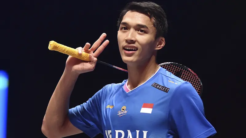 Foto: Tundukkan Anthony Ginting, Jonatan Christie Jadi Tunggal Putra Indonesia ke-6 yang Juarai All England Sepanjang Sejarah