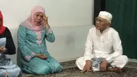 Gubernur Jatim Khofifah saat sowan ke kediaman Gus Mus di Rembang. (Istimewa)