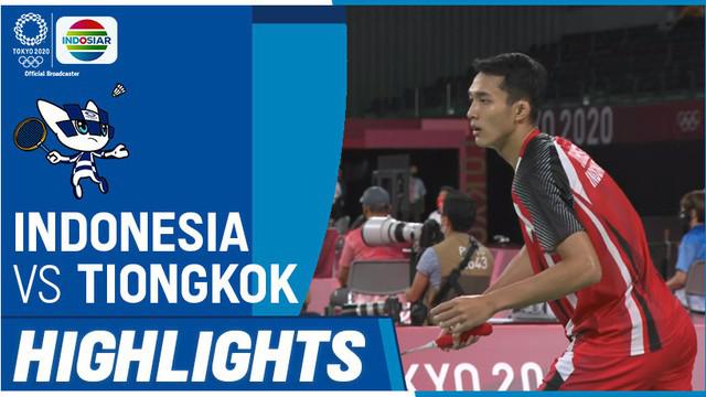 Berita Video, Jonatan Christie Kalah dari Wakil China di Olimpiade Tokyo 2020 pada, Kamis (29/7/2021)