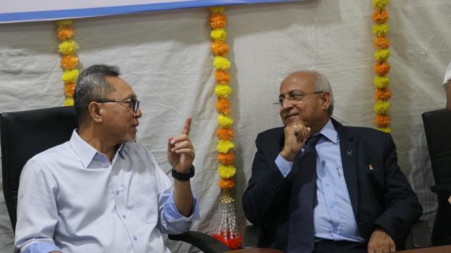 Mendag Zulkifli Hasan mengunjungi Agricultural Products and Livestock Market Committee (APMC) Market di Navi, Mumbai, India.