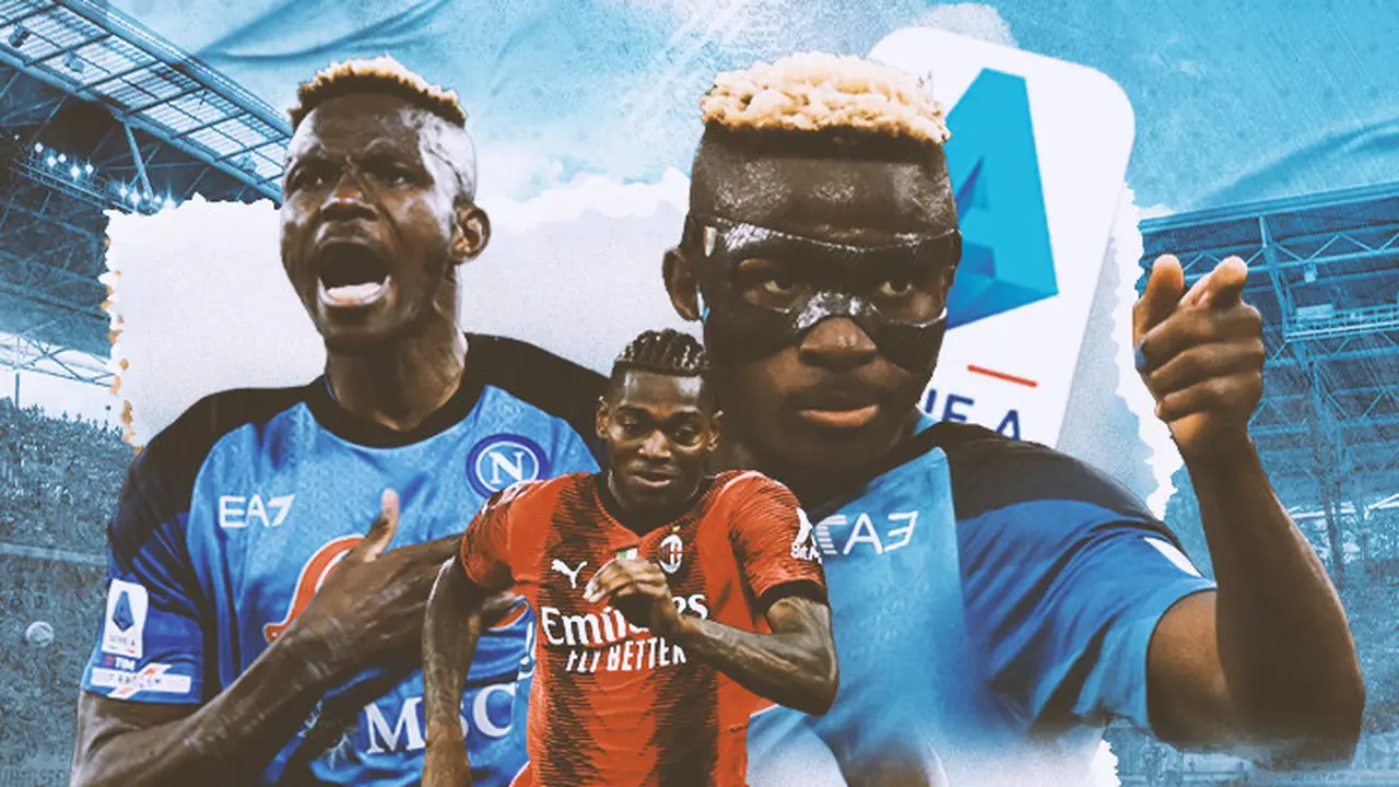 Serie A - Victor Osimhen, Rafael Leao, Victor Osimhen