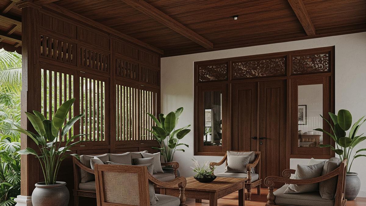 7 Model Teras Rumah Klasik Tropis yang Adem dan Nyaman, Cocok untuk Iklim Indonesia