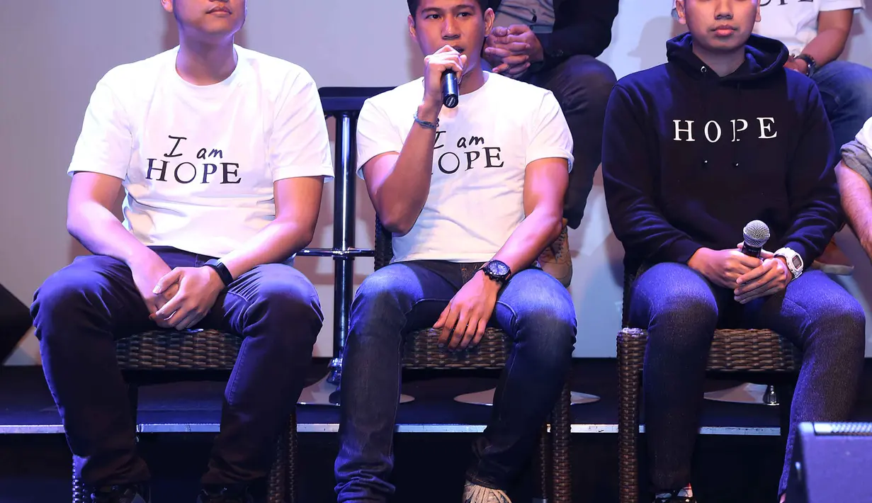 Tak hanya terinspirasi dari para pejuang kanker, namun RAN berharap lagunya juga memberikan semangat akan harapan bagi siapapun, tak terkecuali para penderita kanker. (Nurwahyunan/Bintang.com)