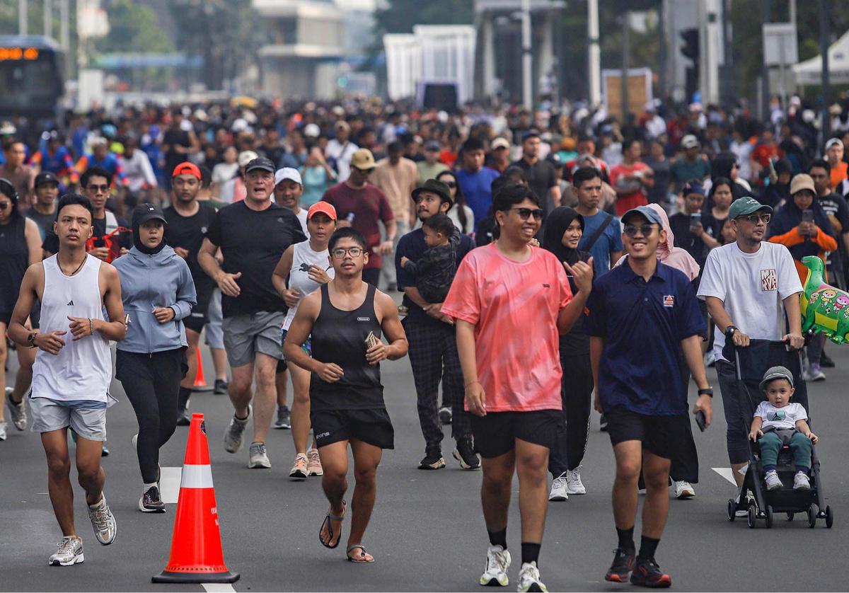 FOTO: Car Free Day, Ruang Sehat dan Ekspresi Warga Jakarta