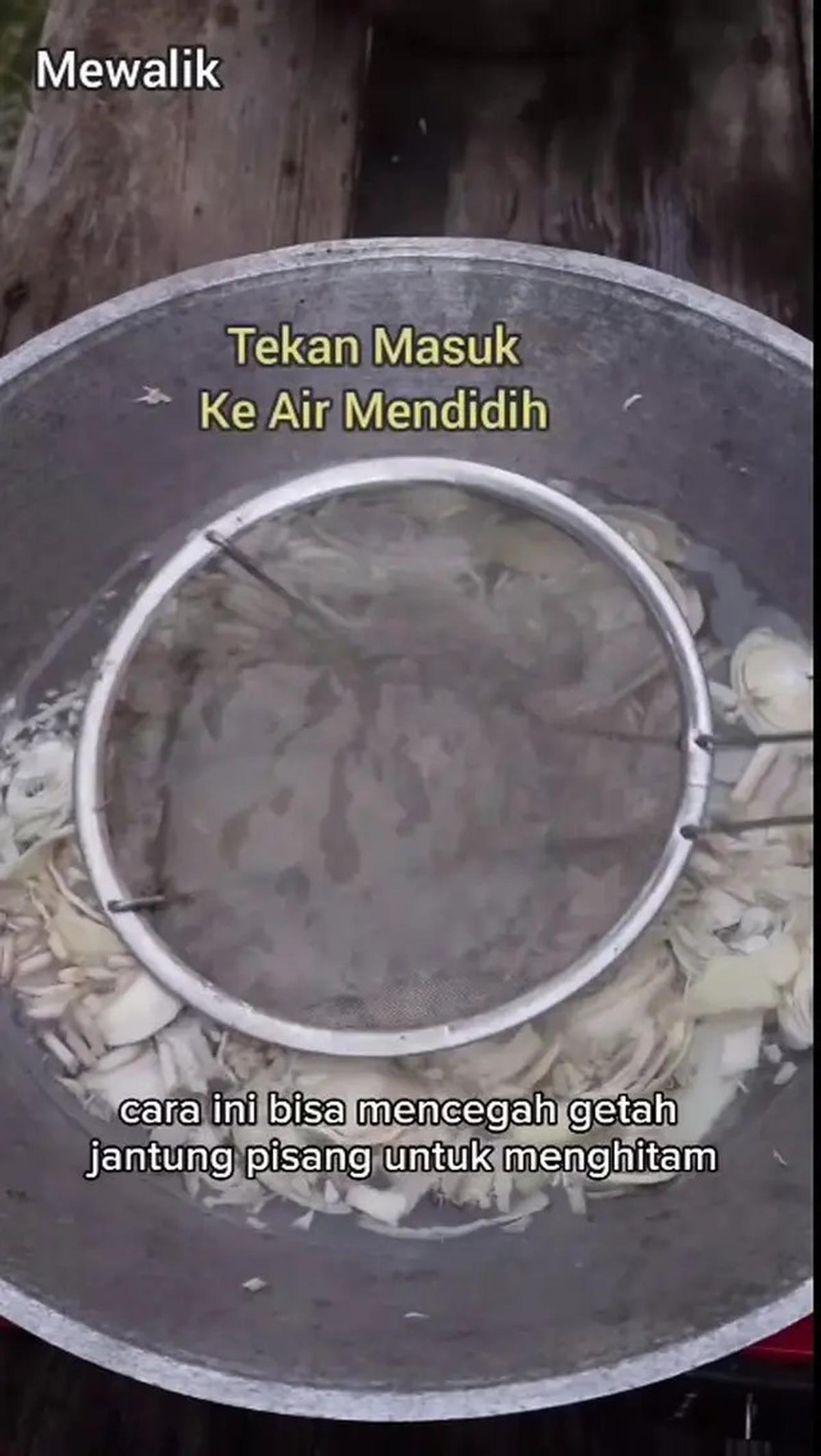 Tips Praktis, Membuat Jantung Pisang Tidak Pahit dengan Langkah Mudah