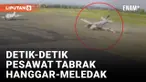 Jatuh Usai Lepas Landas, Pesawat Tabrak Hanggar dan Meledak di Bandara di Brasil
