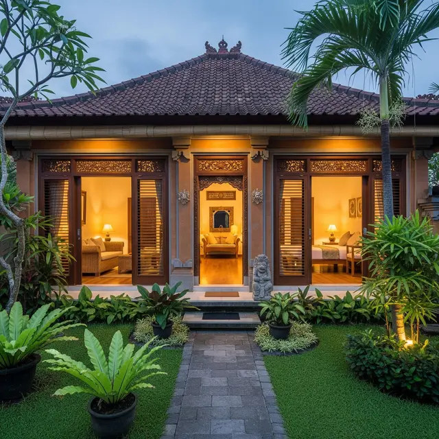 9 Inspirasi Rumah 1 Lantai dengan Vibes Tropical dan Nuansa Hangat, Solusi Hunian Asri