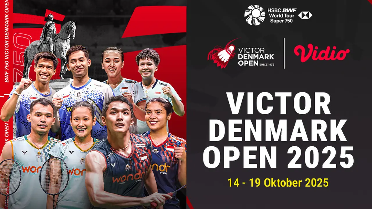 Saksikan Badminton denmark Open 2025 eksklusif di Vidio. (dok. vidio.com)