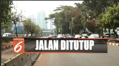 Penutupan beberapa titik di sekitar Gedung DPR dilakukan pertama kali pada tanggal 19 September saat ribuan mahasiswa melakukan aksi penyampaian pendapat.